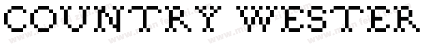 Country Western Bol字体转换